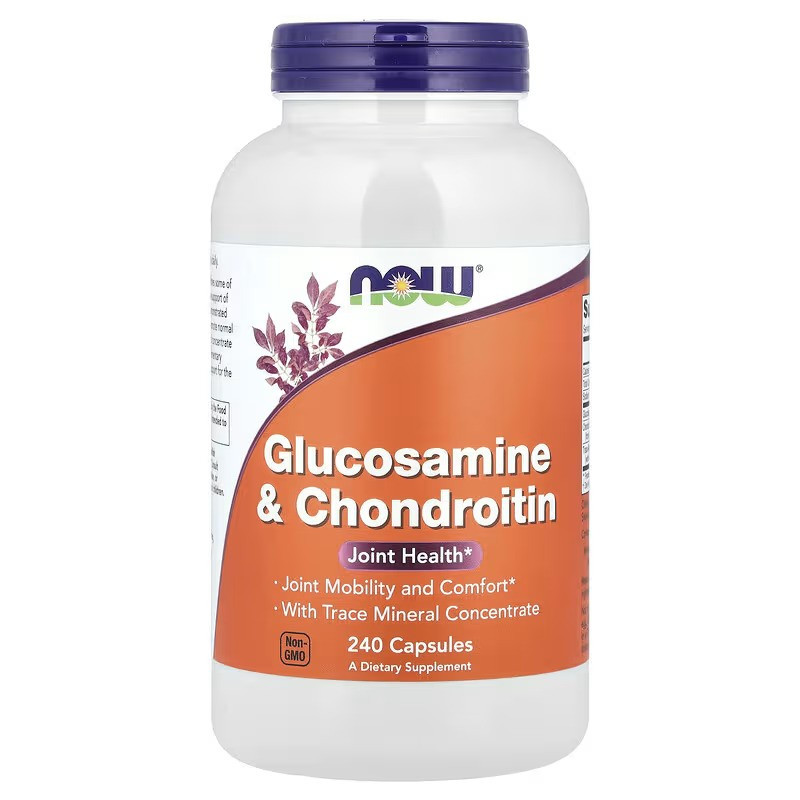 Глюкозамин и хондроитин NOW Glucosamine & Chondroitin, 240 Capsules Луцк - изображение 1