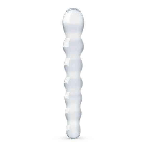 Стеклянный дилдо в виде бусин Gildo Glass Dildo No. 19 Sex Aura Киев