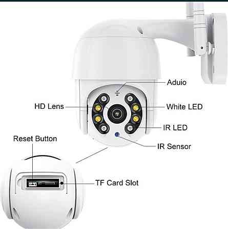 Вулична бездротова зовнішня Wi-Fi ip Камера 1080p 2mp ICSee XMEye. Харків