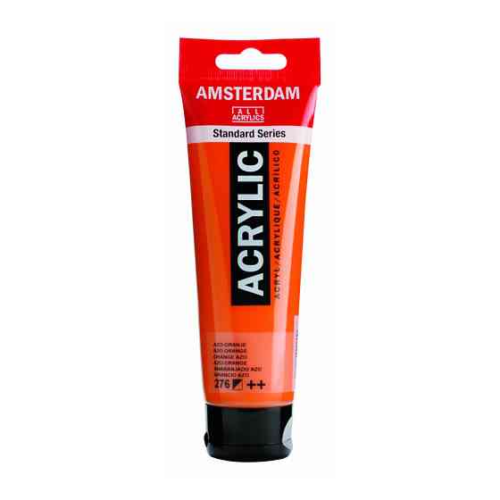 Краска акриловая AMSTERDAM (276) AZO Оранжевый 120 мл Royal Talens Киев
