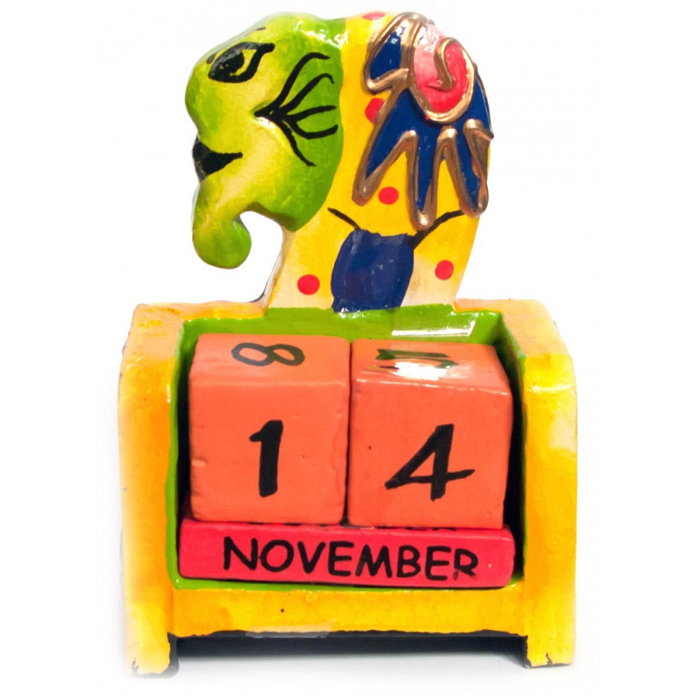 Календарь на стол деревянный Слон Киев - изображение 1