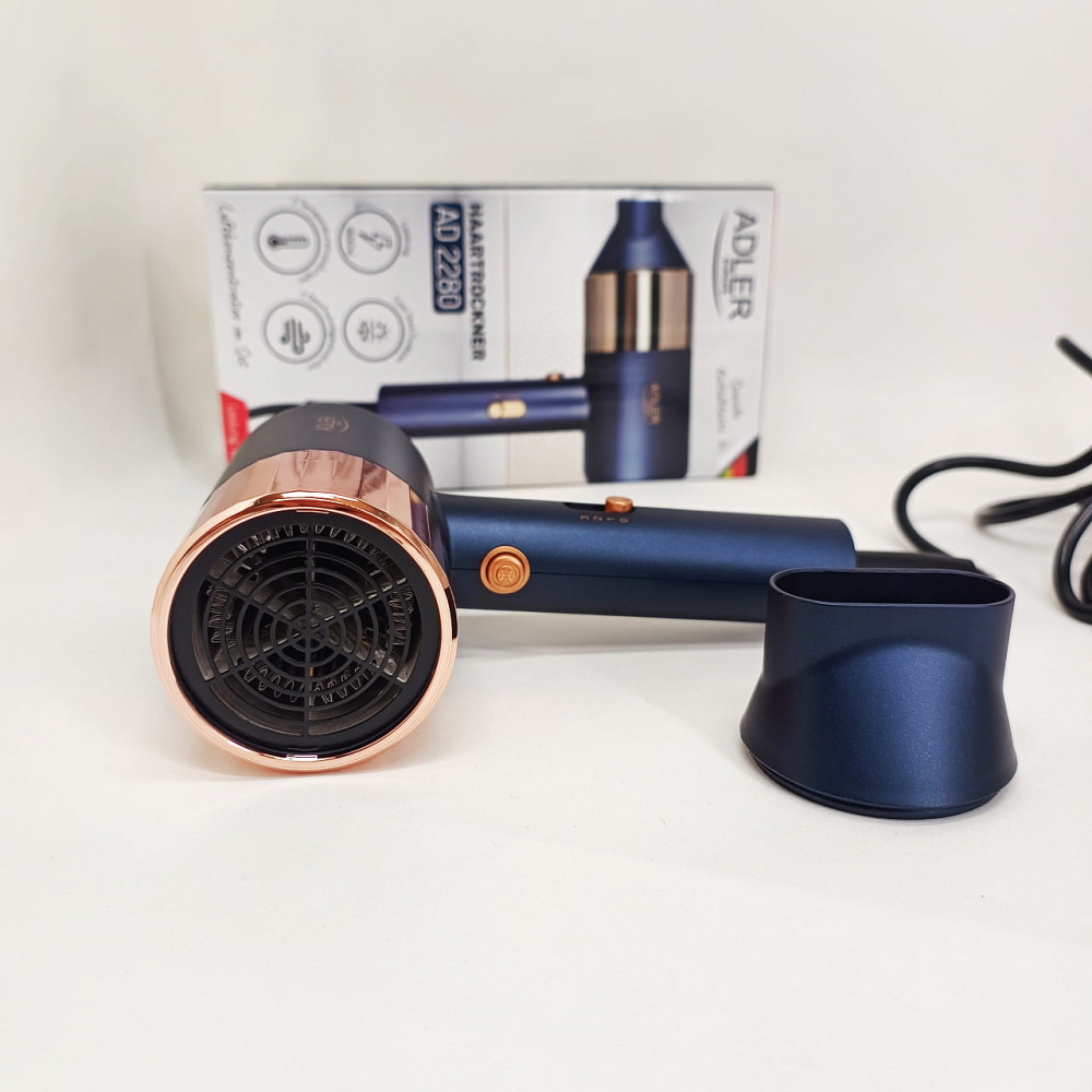 Фен для волос с холодным обдувом Adler, Фен электрический с насадками Качественный для волос RW-97 Львов - изображение 2