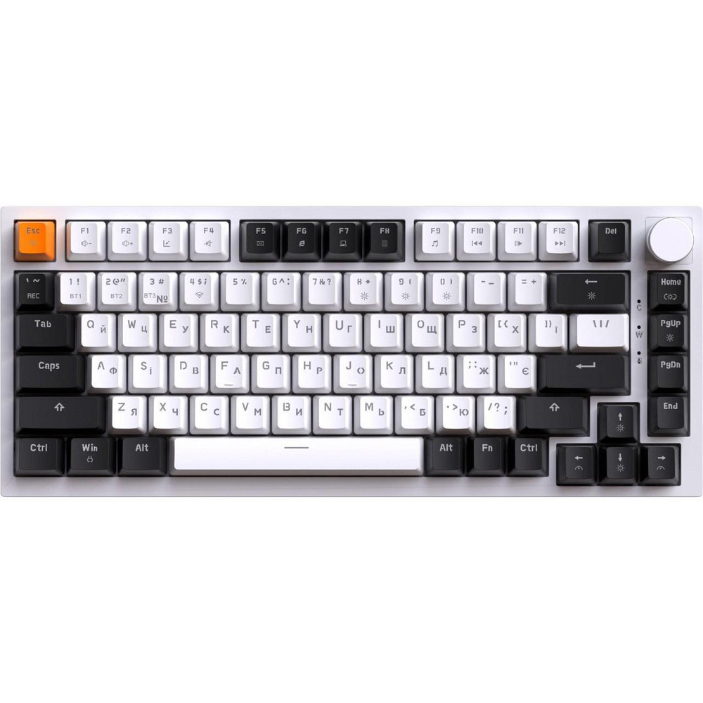 Клавіатура бездротова GamePro Asgard Valhalla MK160W Pro White ( 17076 ) Харків - фото 1