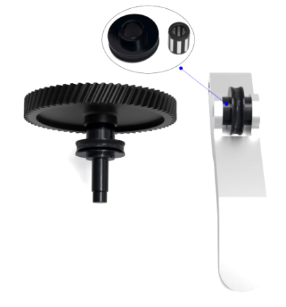 Шестерня  FYSETC для екструдера Bambu Lab A1 Mini з нанопокриттям Київ