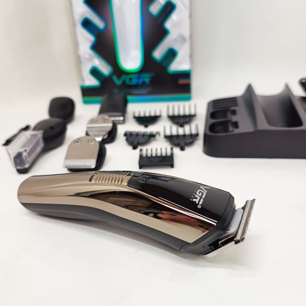 Чоловічий тример для окантовки, Акумуляторна машинка-тример для стрижки волосся Тример скронь HX-93 Львів - фото 5