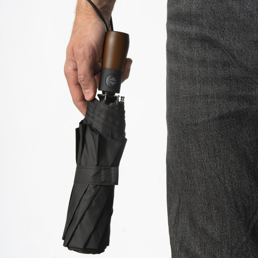 Парасоля однокольорова, Механічна парасолька складна з чохлом, Парасолька для чоловіків KX-98 Львів - фото 18