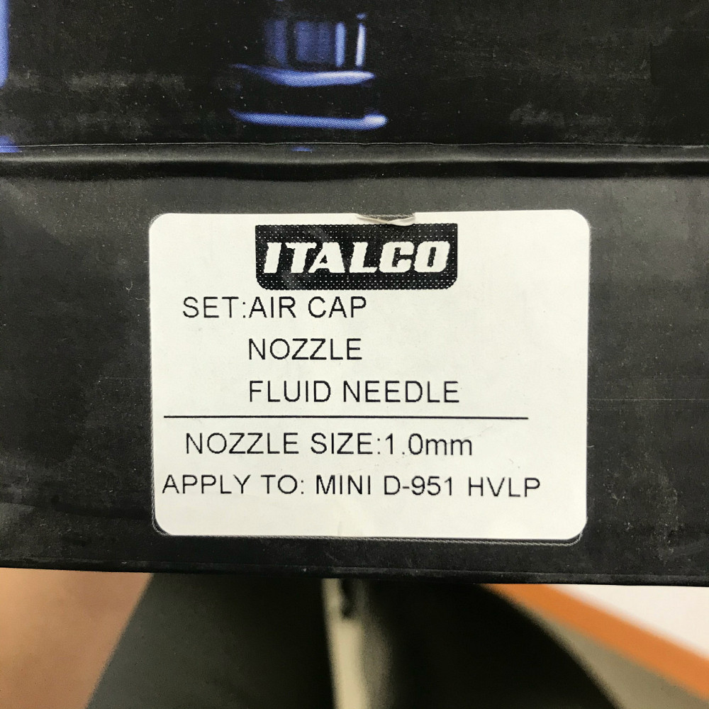 Форсунка 1мм для краскопультов D-951-MINI HVLP ITALCO NS-D-951-MINI-1.0 Одесса - изображение 2