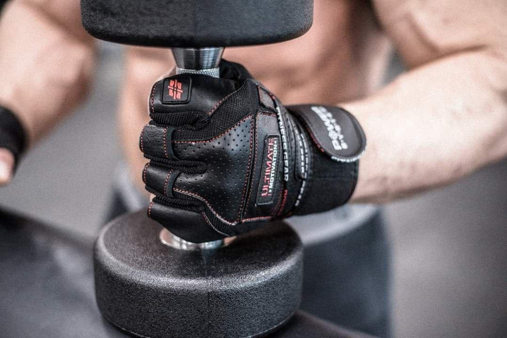 Рукавички для фітнесу Power System PS-2810 Ultimate Motivation Black/Red Line M Луцьк - фото 10