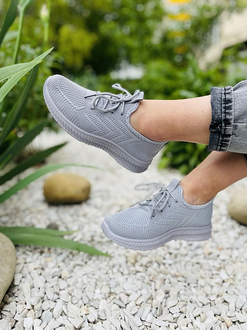 Fashion Кросівки жіночі FASHION 312-107 сірі (літо, сітка) (5045) Коломия - фото 3