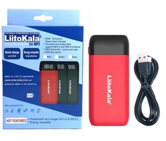 Зарядний пристрій LiitoKala Lii-MP2 Powerbank Полтава - фото 1