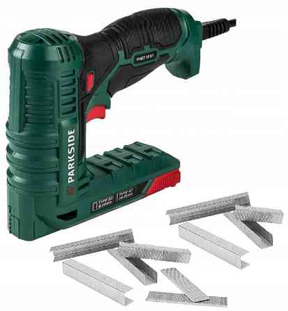 Электрический Степлер сетевой ручной со скобами и гвоздями Parkside (РНЕТ 15 С2) Нововолынск
