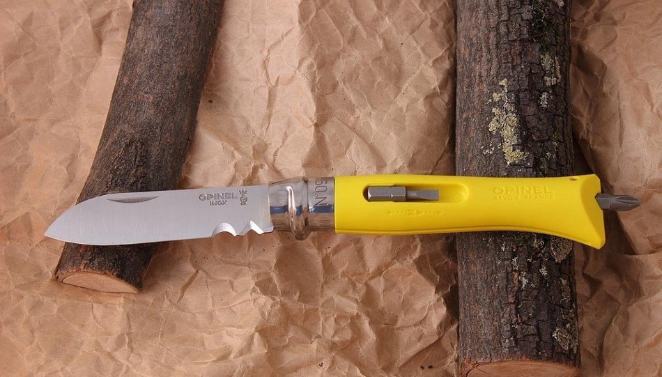 Складаний Ніж спеціального призначення Opinel "DIY No9 Inox Yellow" (001804) Неіржавка сталь Нововолинськ - фото 2