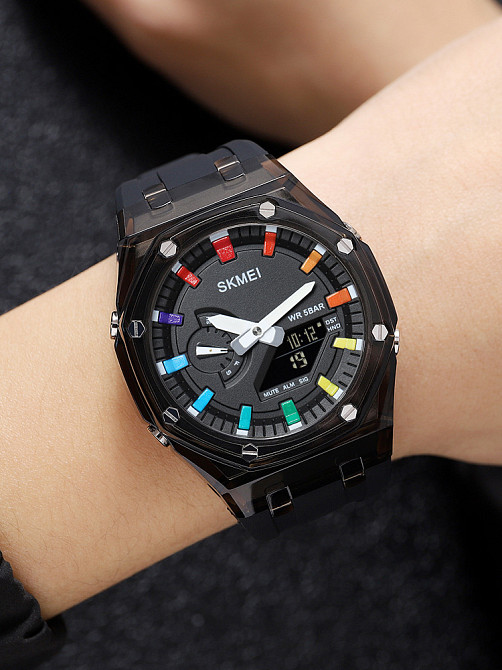 Skmei 2100BKBK Black-Black SBR Киев - изображение 3