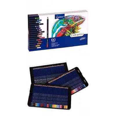 Олівці кольорові "Marco" "Chroma" 100кол 8010-100CB шестигранні, шт Київ