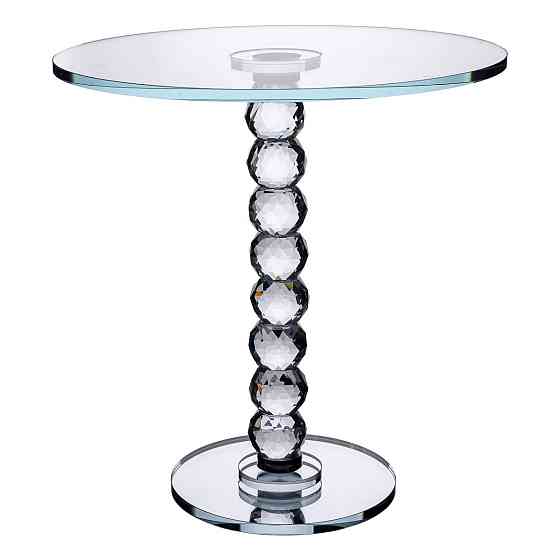 Yiwu Тортівниця скляна на ніжці 30×32 см см підставка для торта, капкейків прозора HP-4-81L Киев