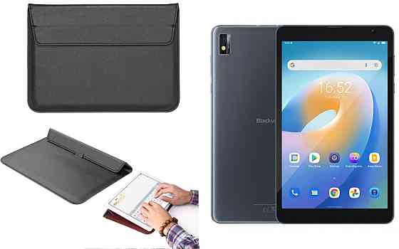 Чехол-конверт VitoCase для Blackview Tab 6, с функцией подставки для планшета Черный Киев