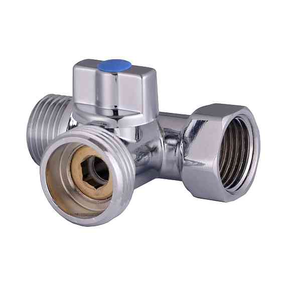 Кран для стиральной машины SOLOMON 1/2″х3/4″х1/2″ A7053 (000001105) Киев