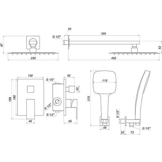 Душова система Globus Lux GLM-205-SMART Київ
