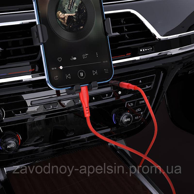 Аудио кабель AUX 3.5mm to lightning (папа-папа) Одесса - изображение 3