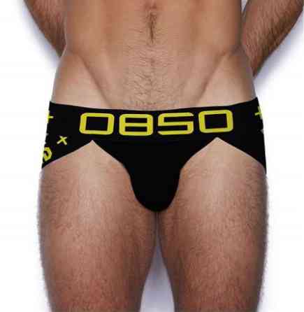 Мужские трусы джоки XXL черно+желтый Киев