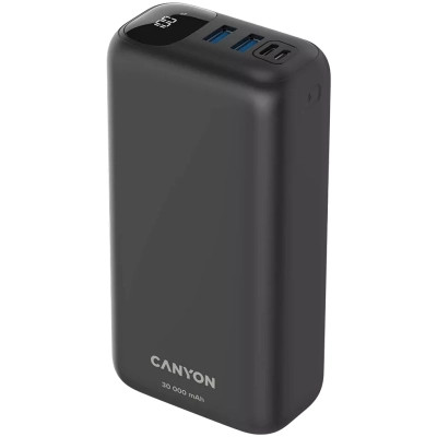 Батарея универсальная Canyon PB-301 30000mAh PD/20W, QC/3.0 (CNE-CPB301B) Винница - изображение 3