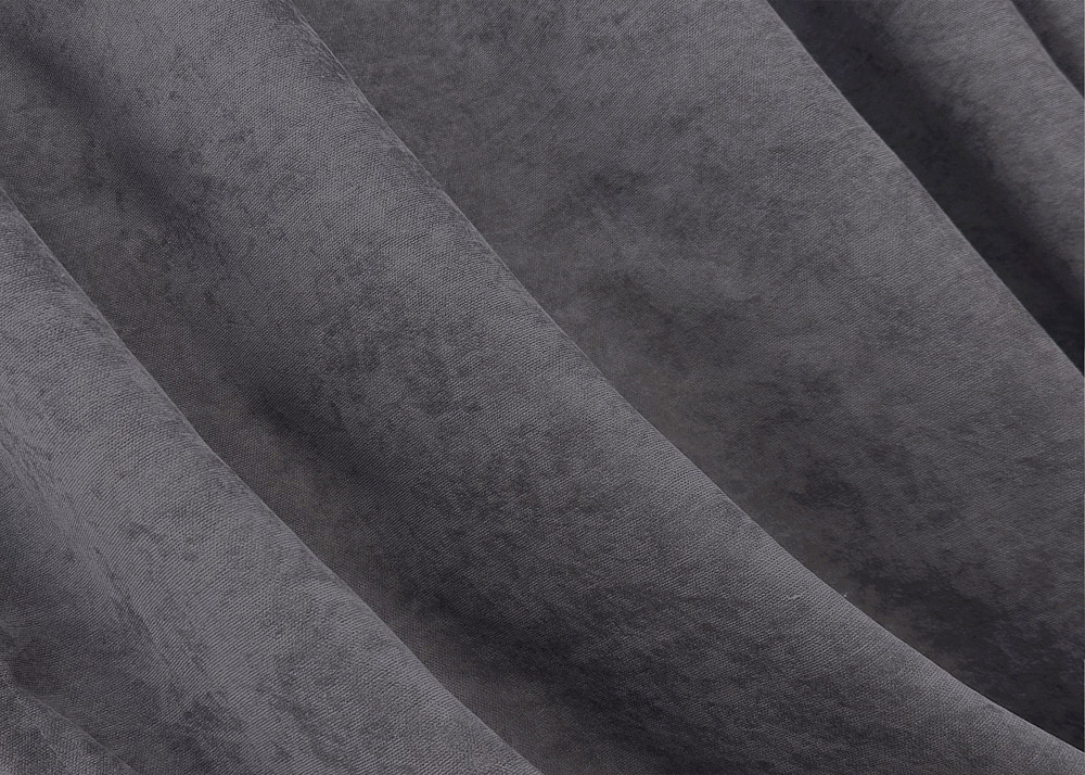 Комплект коротких штор VR-Textil Мікровелюр Petek YL № 1706ш Графітовий 130х170 см 2 шт (35-0377) Київ - фото 6