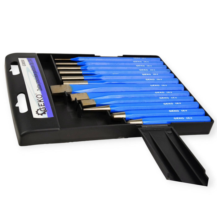 Набір зубил, кернерів, виколоток 12 шт (планшет) Мукачево - фото 1