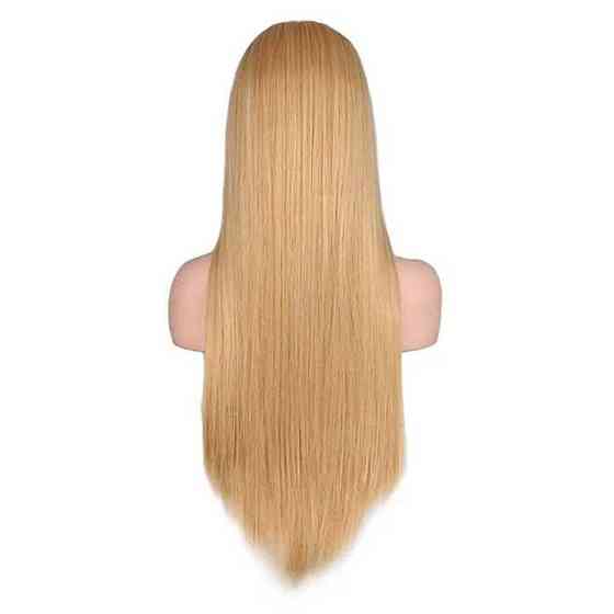 Парик ровный аниме c длинной челкой 