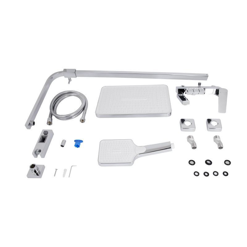 Душова система універсальна Qtap Crow на три споживачі (з виливом) QTCRO111CRM48648 Chrome Київ - фото 8