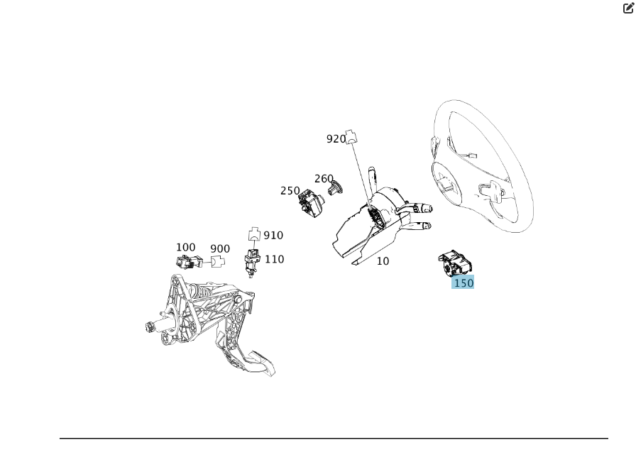 Mercedes-Benz  A2129050551 9107 Блок перемикання світла E-class W212 SLK/SLC R172 C-Class Estate S204 C-Class W204 GLK X204 C-Class Coupe C204 E-Class Одесса - изображение 2
