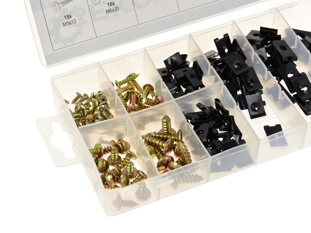 РемНабір для обшивки автомобіля "GeKo" комплект:  9 розмірів -  170 штук Київ - фото 2