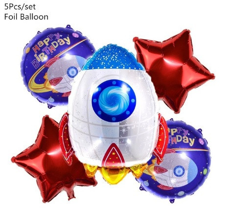 Набір кульок Космос 5 штук one size різнобарвний Київ - фото 2