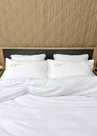 Комплект постільної білизни Сатин, Євро 200х230 Білий (88-154) Київ