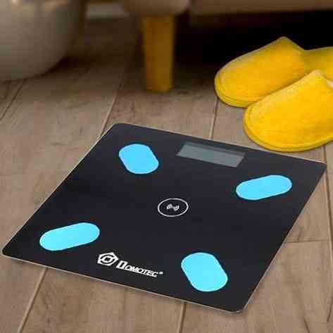 Цифрові ваги смарт Domotec, Ваги підлогові для аналізу тіла підлогові з датчиком температури MJ-68 Львів