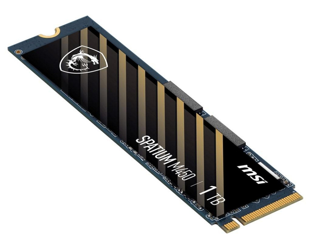 Накопичувач SSD 1TB MSI Spatium M450 V1 M.2 2280 PCIe 4.0 x4 NVMe 3D NAND TLC (S78-440L0M0-P83) ( 11407 ) Харків - фото 2