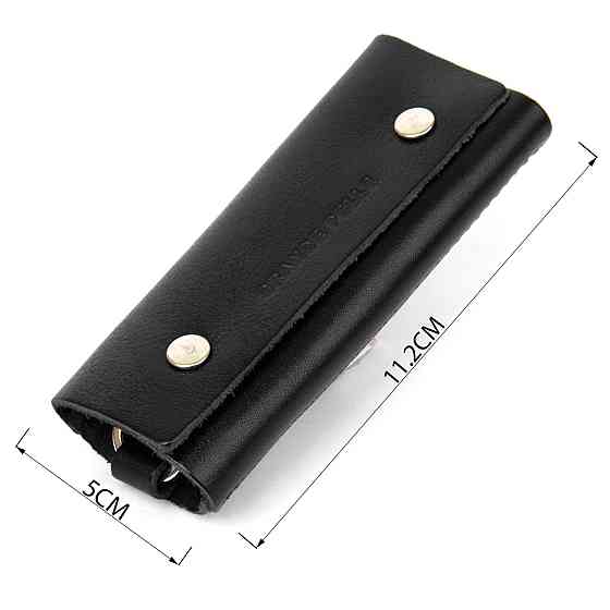 Универсальная кожаная ключница GRANDE PELLE 11351 Черный Киев