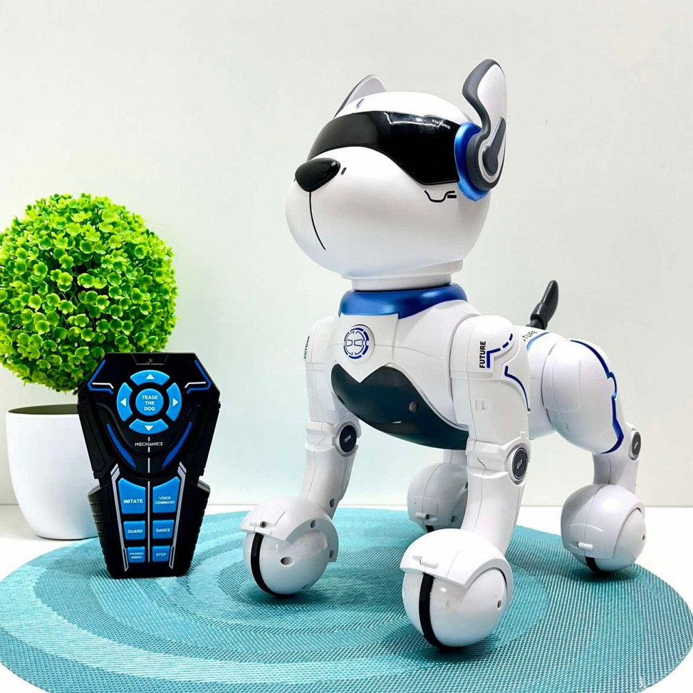 Собачка на радіокеруванні їздить реагує на голос робить трюки Білий (A001) Чернигов - изображение 1