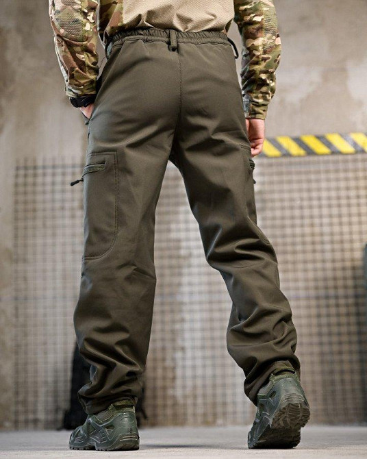 Тактичні штани софтшел REGION олива ВТ7618 Одеса - фото 6