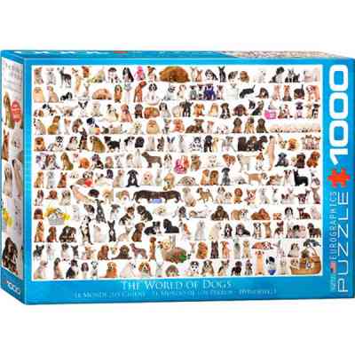 Пазл Eurographics Світ собак, 1000 елементів (6000-0581) Вінниця