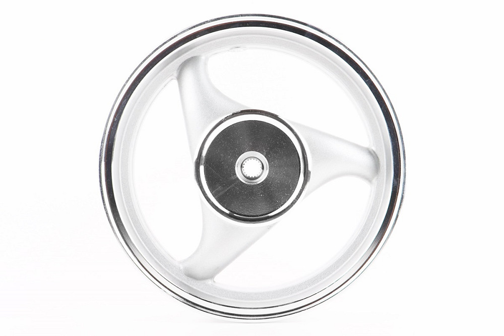 Диск задній литий MT2,50x12 Z19 для 4Т (бараб. гальм., d-110мм) "3 промені" сірий Киев - изображение 3