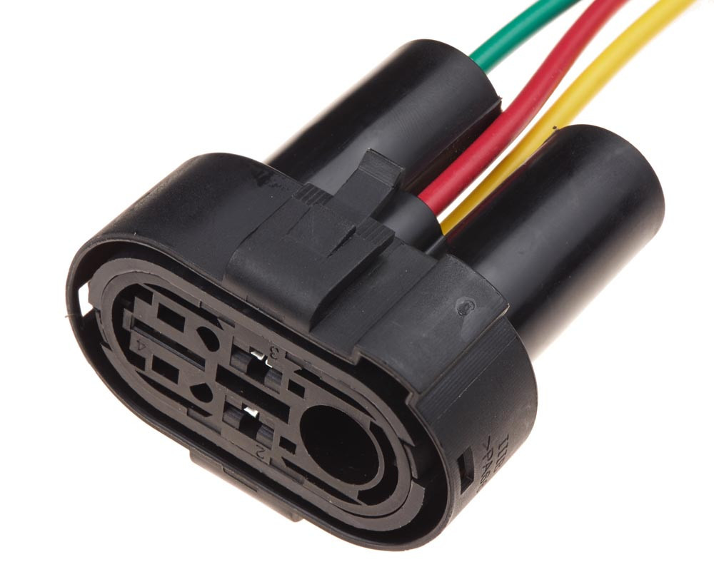 Роз'єм конектор с проводом, 3-кон., 1H0973204A, VAG Германия, Франция, Германия Багато Audi, Bugatti, Porsche, Seat, Skoda, VW Київ - фото 1