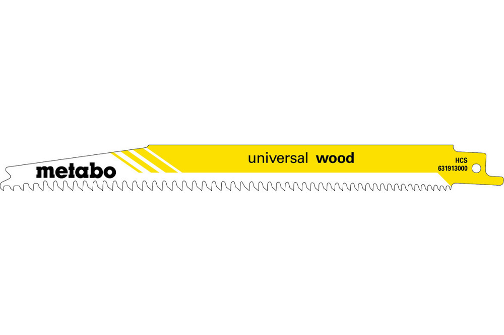 Полотно пилкове для шабельних пил Metabo «UNIVERSAL WOOD», 200 X 1,25 мм 631910000 Коломия - фото 1