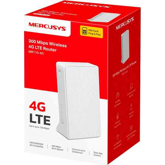Бездротовий маршрутизатор Mercusys MB110-4G ( 13859 ) Харків