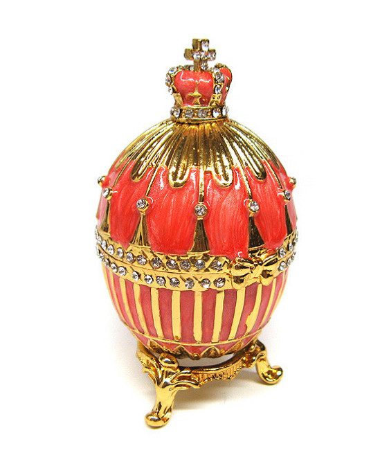 Скринька зі стразами Яйце рожеве Київ - фото 1