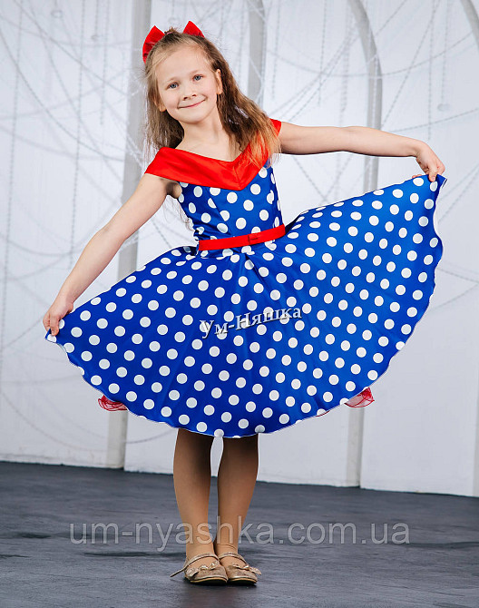 Пышное нарядное платье в ретро стиле 