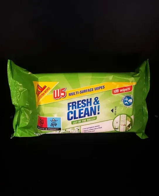Вологі серветки для прибирання дому і авто зі свіжим ароматом W5 100шт / уп Львів - фото 1