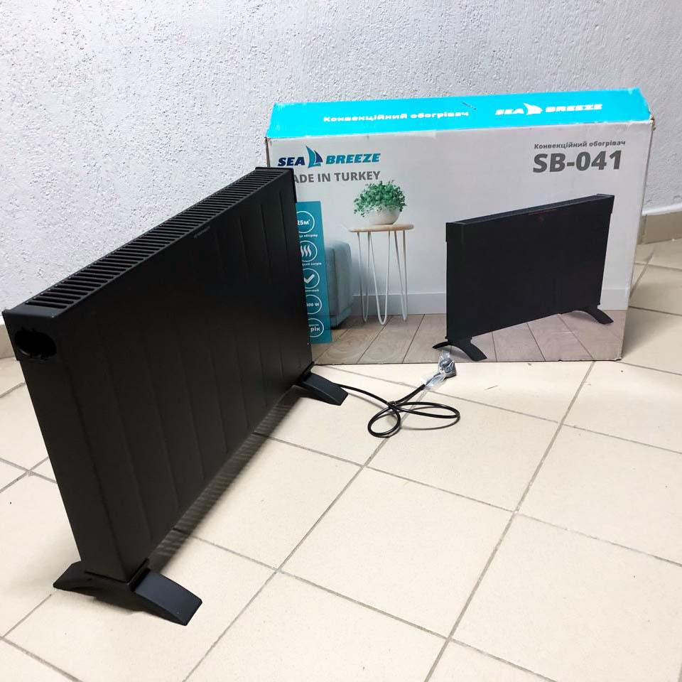 Мощный конвектор для дома SeaBreeze SB-041 2000 Вт, Тонкий электрический конвектор VO-35 Львов - изображение 5