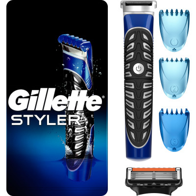 Бритва Gillette Fusion5 ProGlide Styler з 1 картриджем ProGlide Power + 3 насадки для моделювання бороди і вусів (7702018273386) Вінниця - фото 1