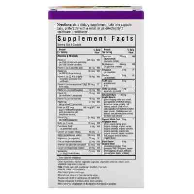 Мультивитамин Bluebonnet Nutrition Мужские Мультивитамины, Men's One, 30 растительных капсул (BLB0139) Винница