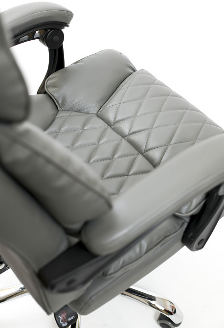 Кресло офисное Diego Comfort Pro серое Киев - изображение 10